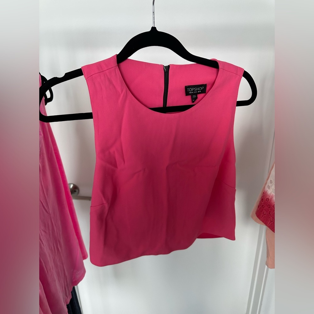 NWNT | Topshop Crop | Hot Pink |US12